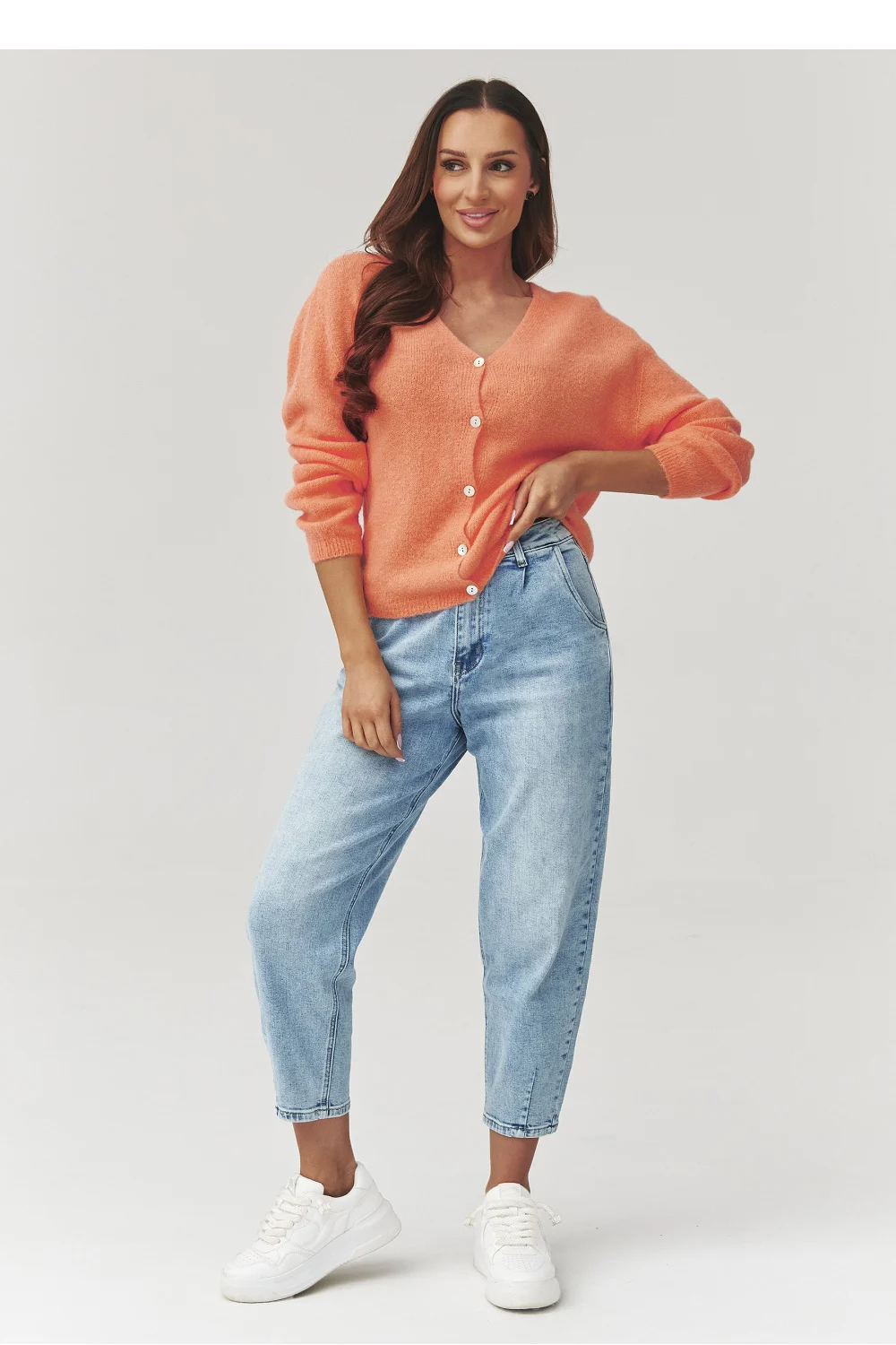 Cardigan orange – Image 2