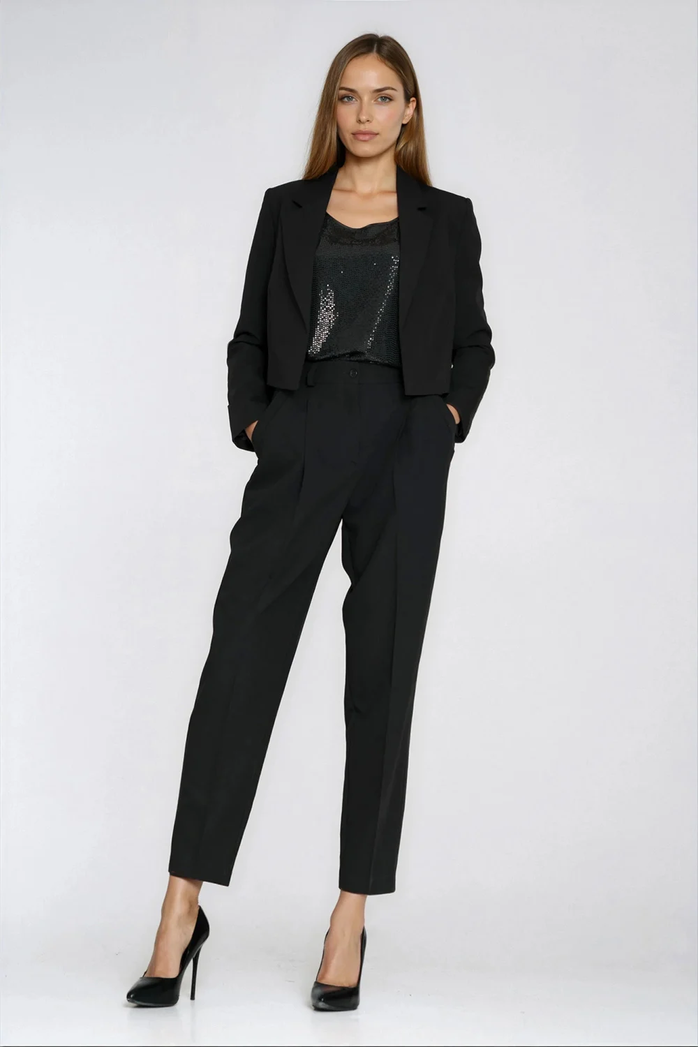 Blazer femme noir – Image 2
