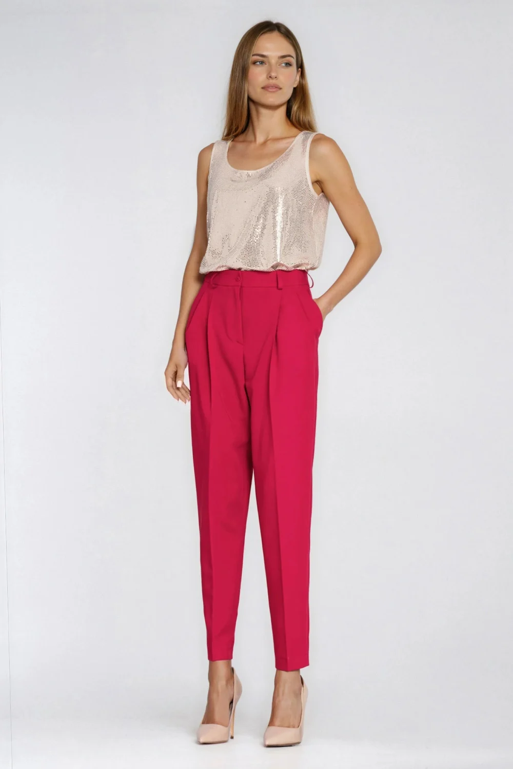 Pantalon femme rouge – Image 4
