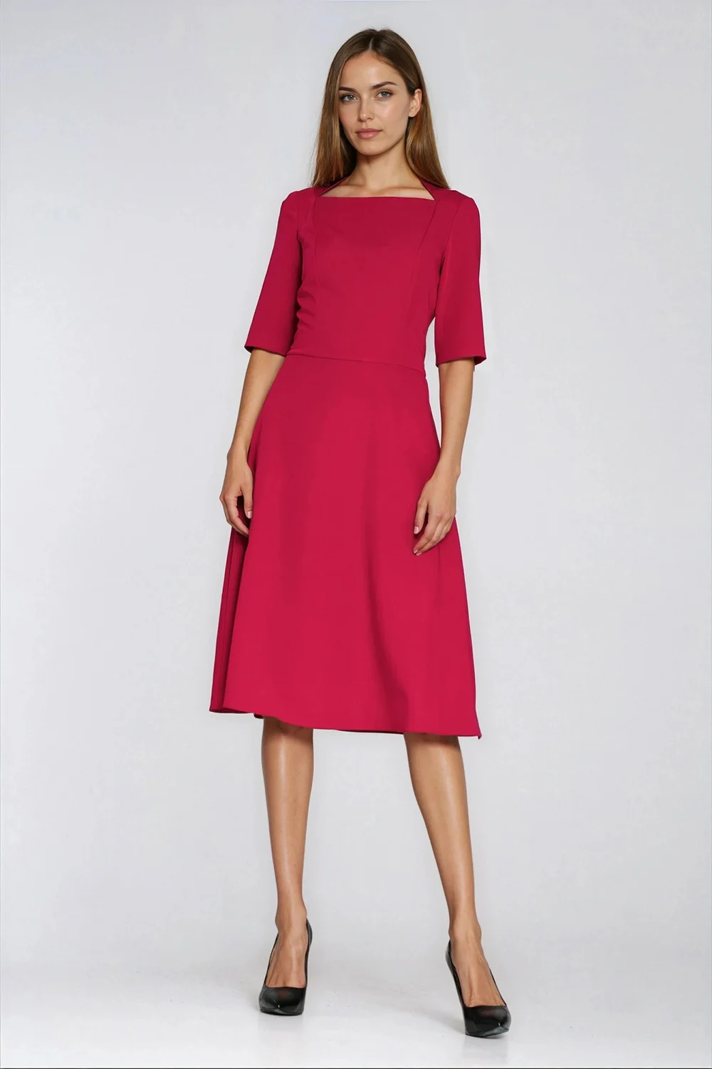 Robe de jour rouge – Image 2