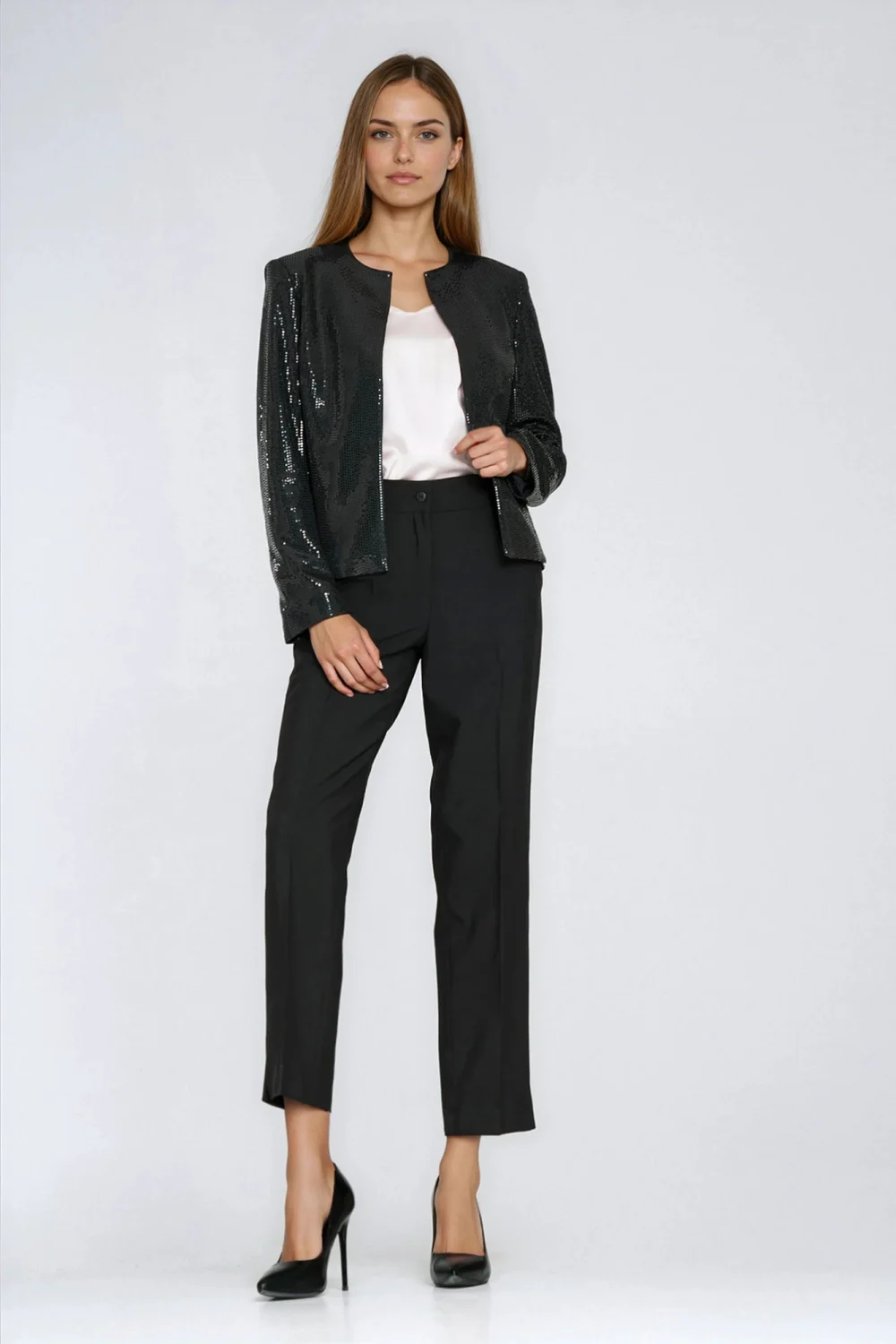 Blazer femme noir – Image 2