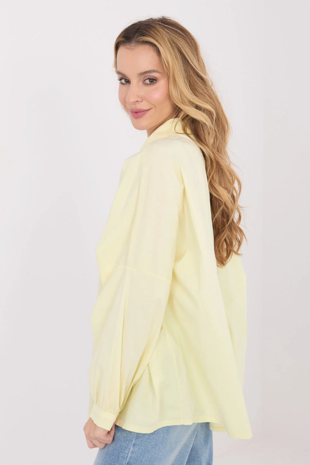 Chemise manche longue jaune – Image 2