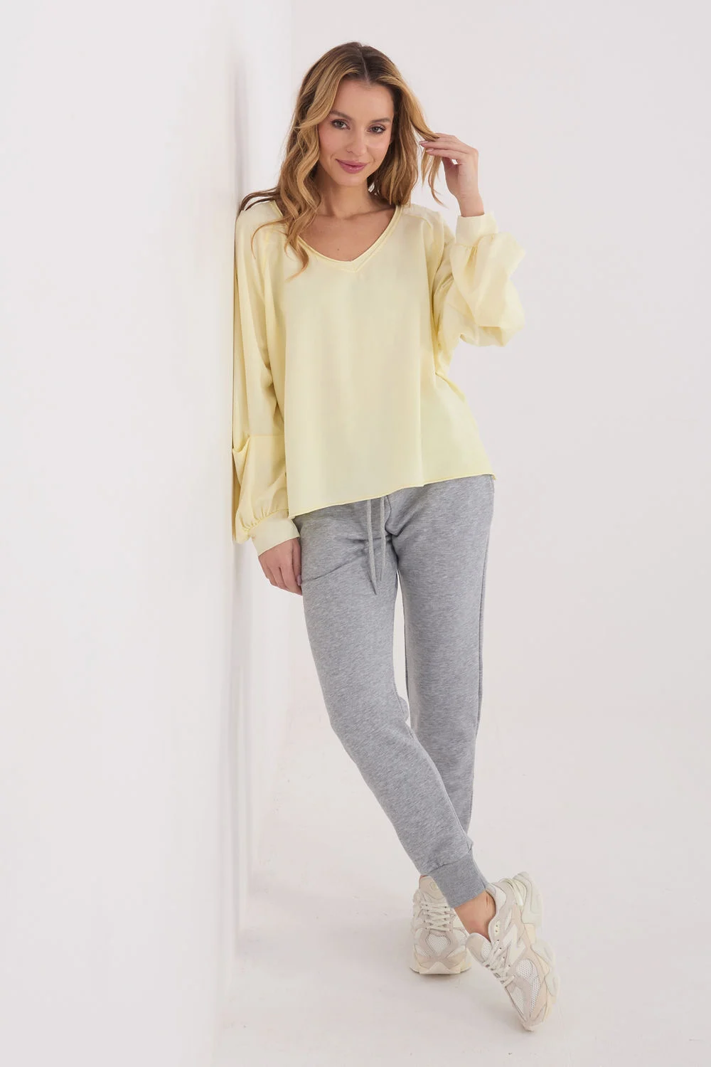 Chemise manche longue jaune – Image 2