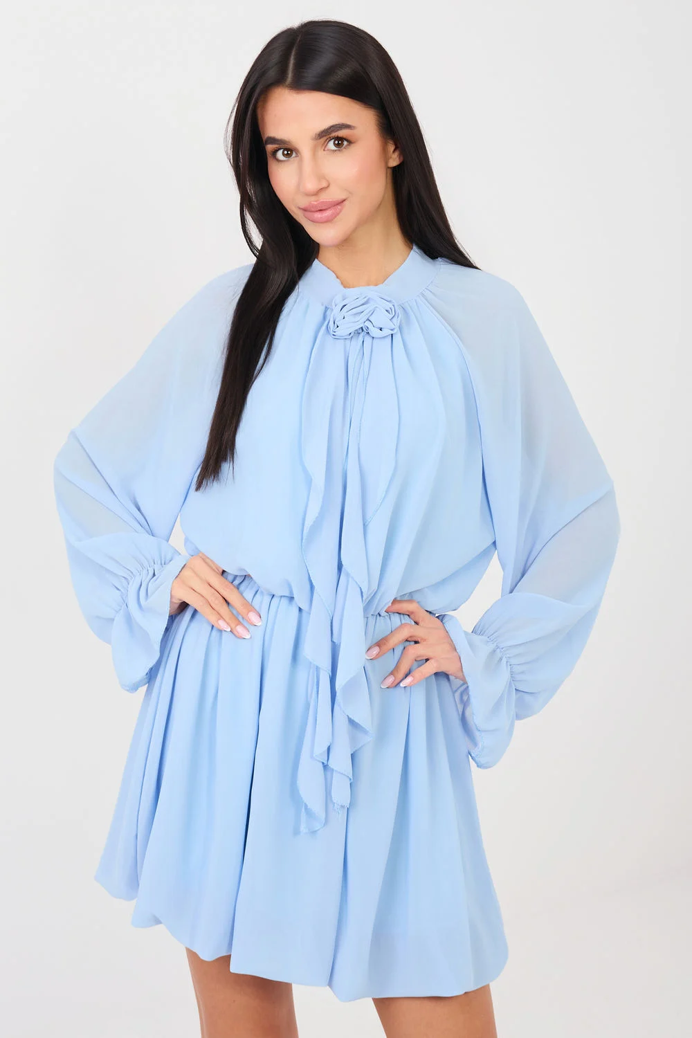 Robe de cocktail bleue