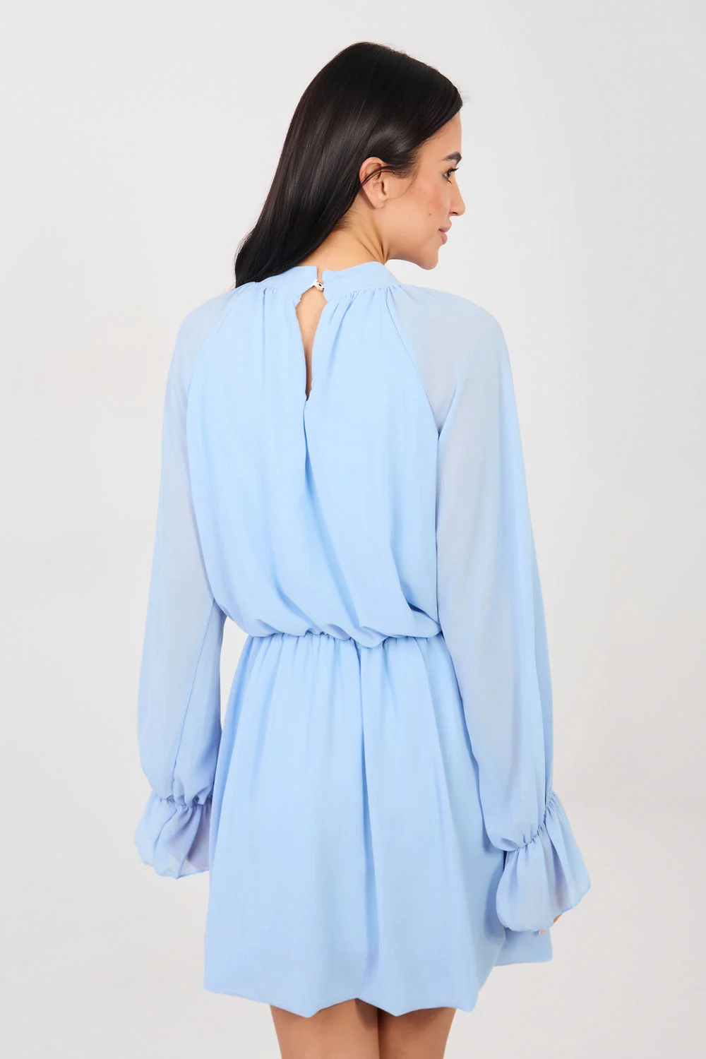 Robe de cocktail bleue – Image 3