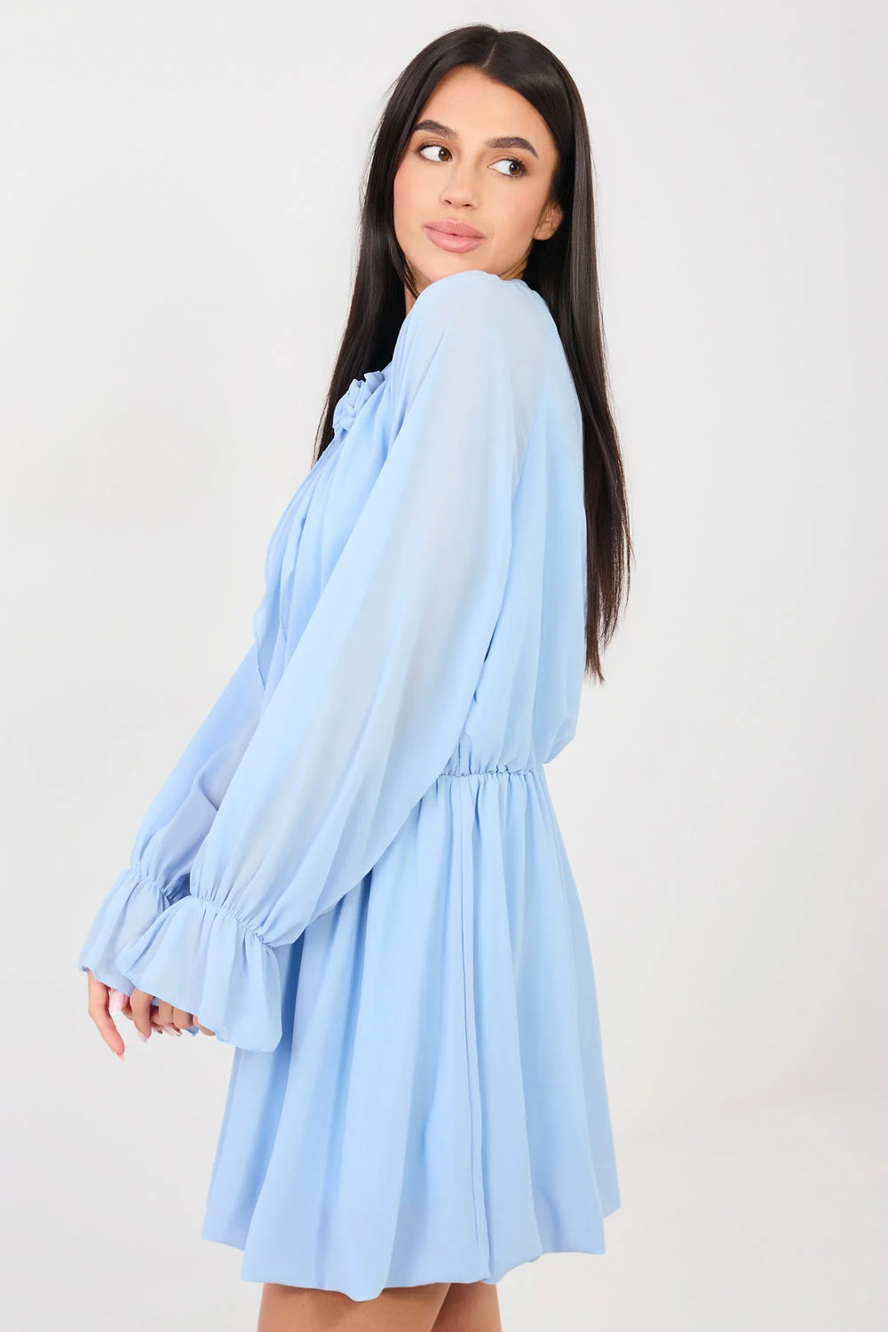 Robe de cocktail bleue – Image 4