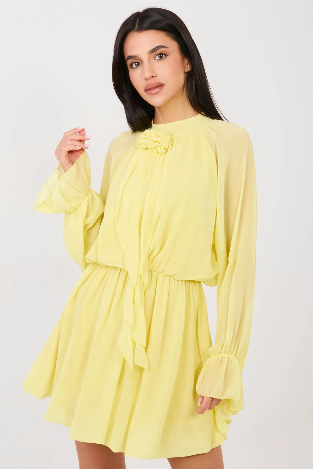 Robe de cocktail jaune