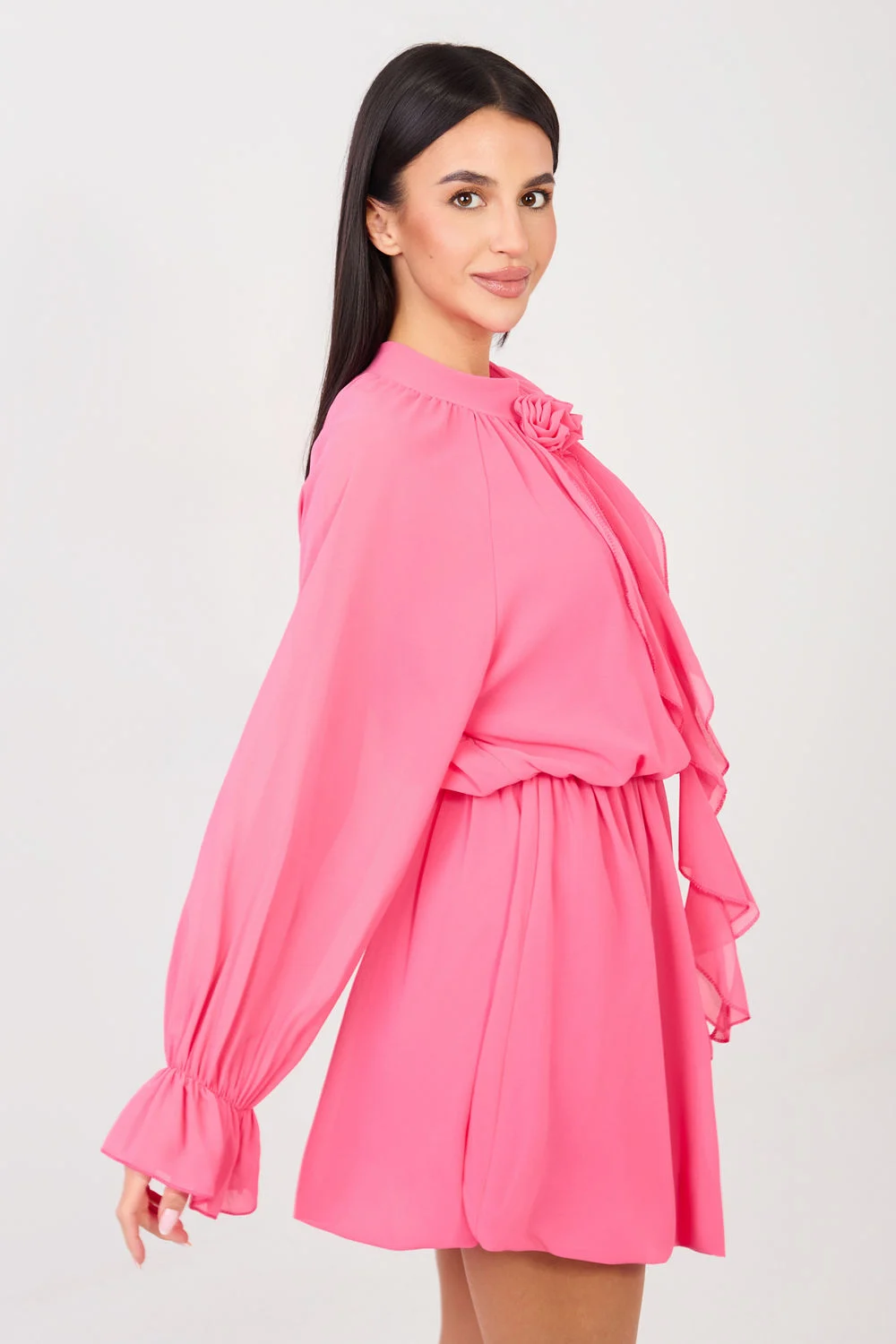 Robe de cocktail rose