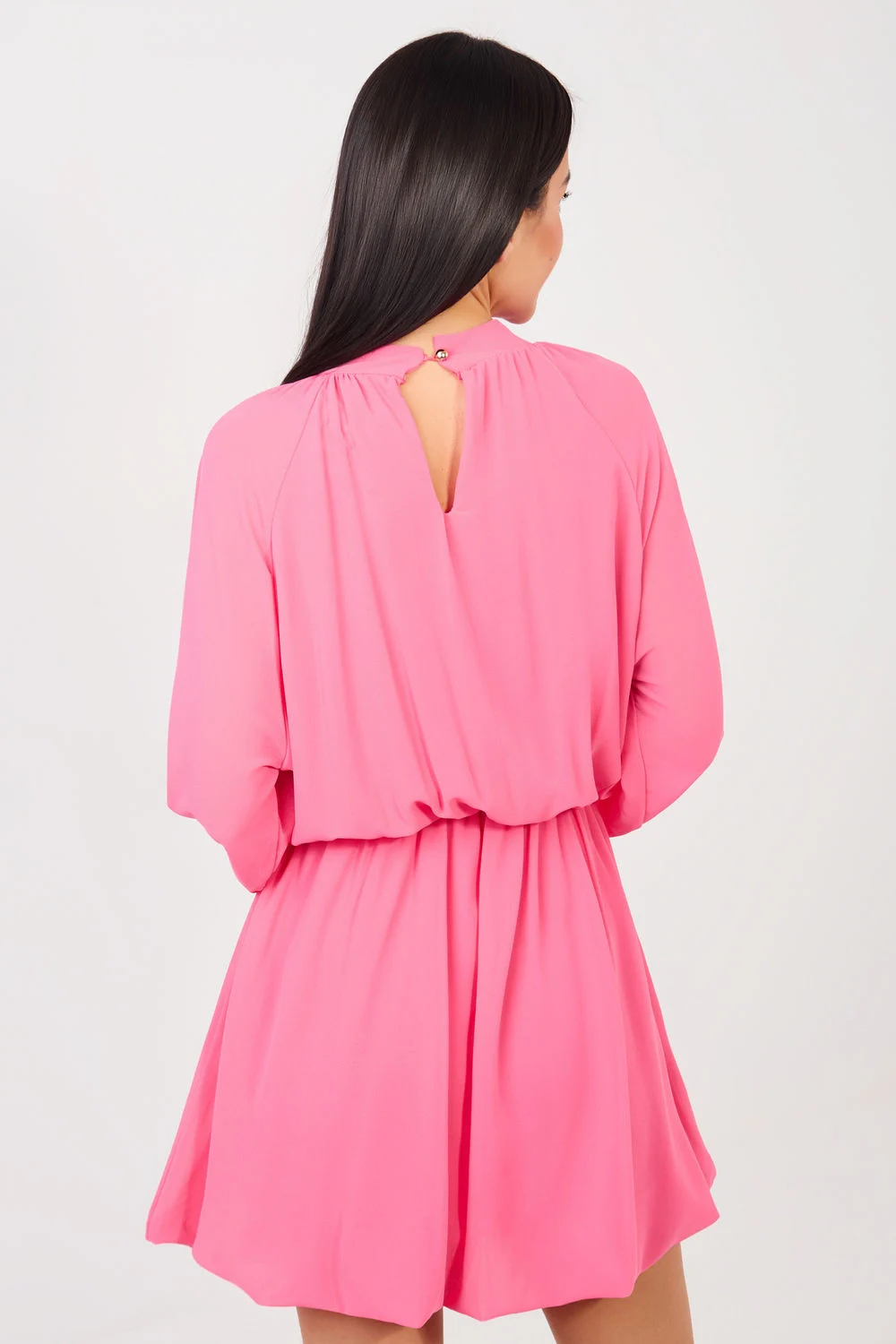 Robe de cocktail rose – Image 3