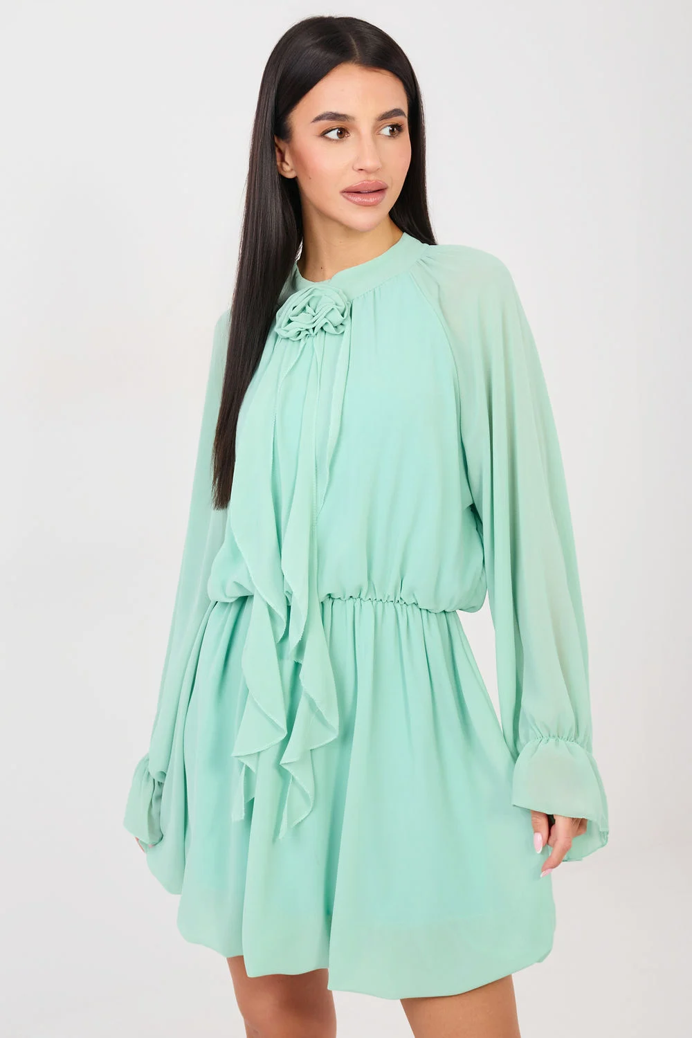 Robe de cocktail verte