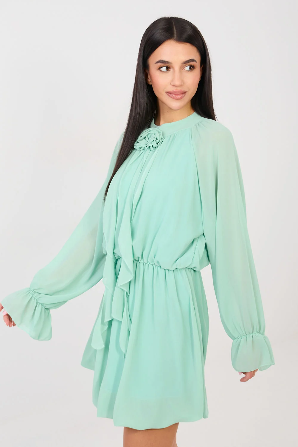 Robe de cocktail verte – Image 3