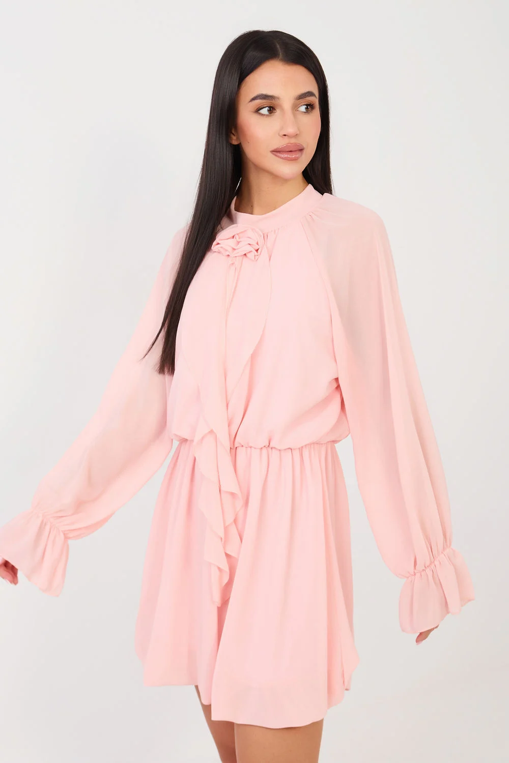 Robe de cocktail rose