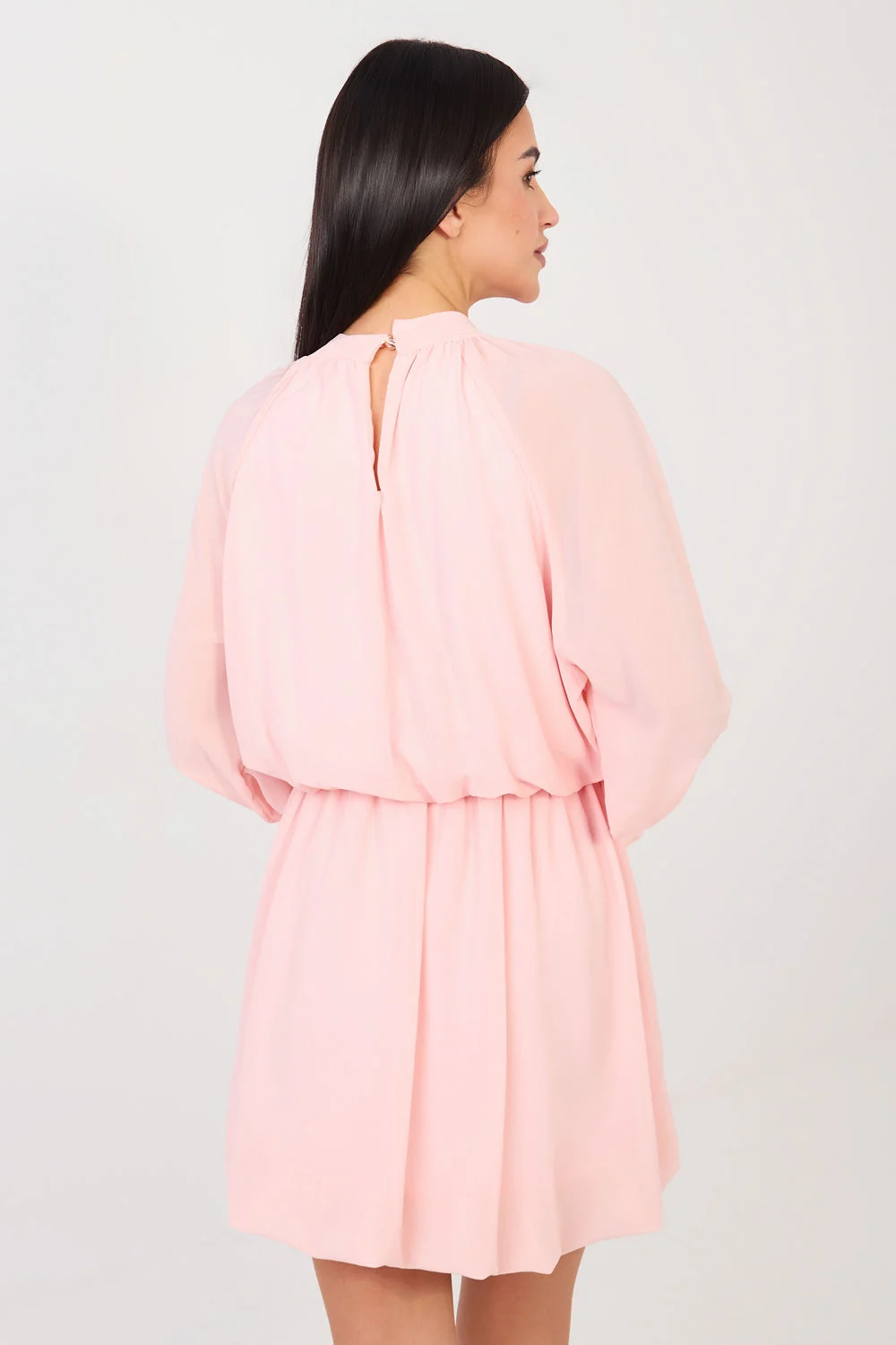 Robe de cocktail rose – Image 3