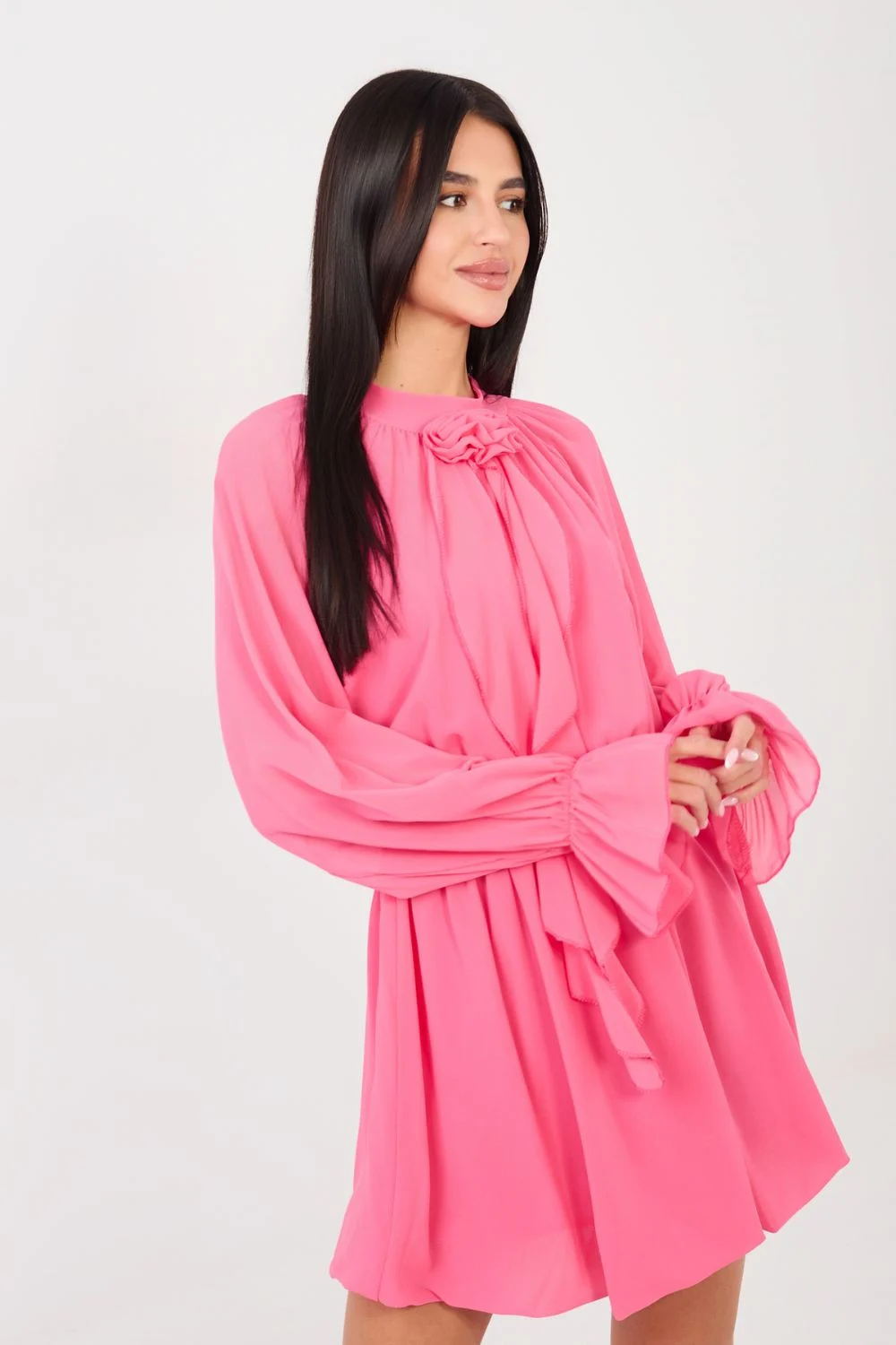 Robe de cocktail rose – Image 4