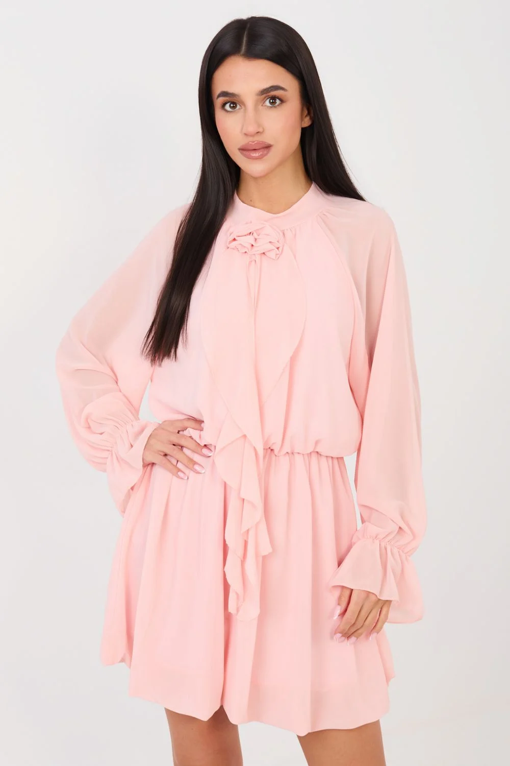 Robe de cocktail rose – Image 4