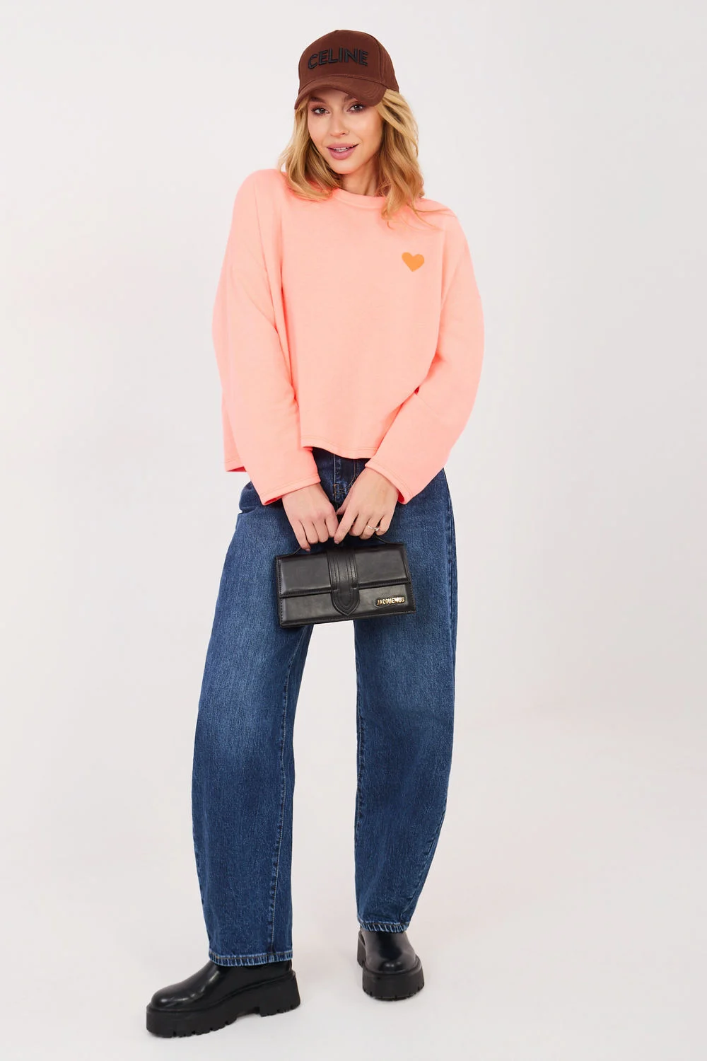 Sweatshirt orange – Image 2