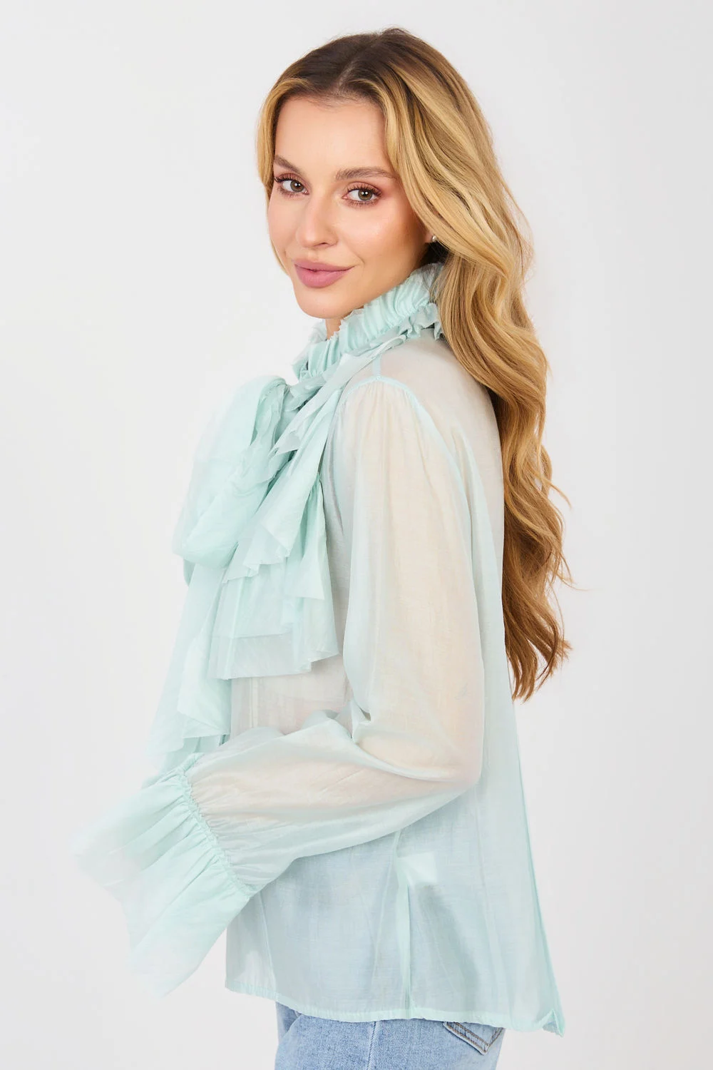 Chemise manche longue verte – Image 4