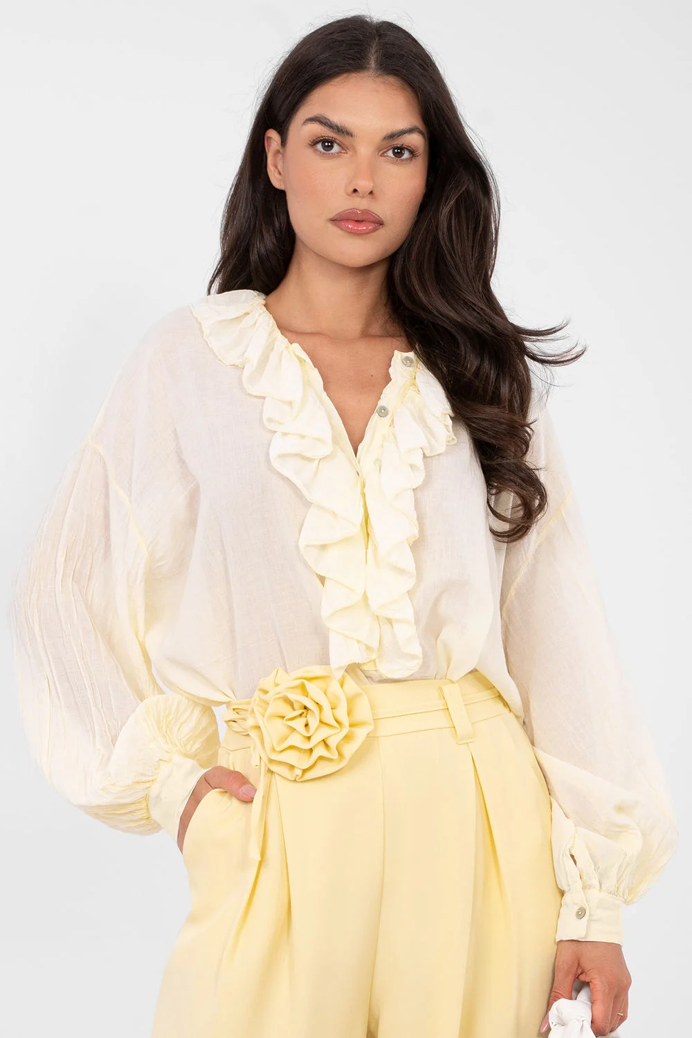 Chemisier jaune