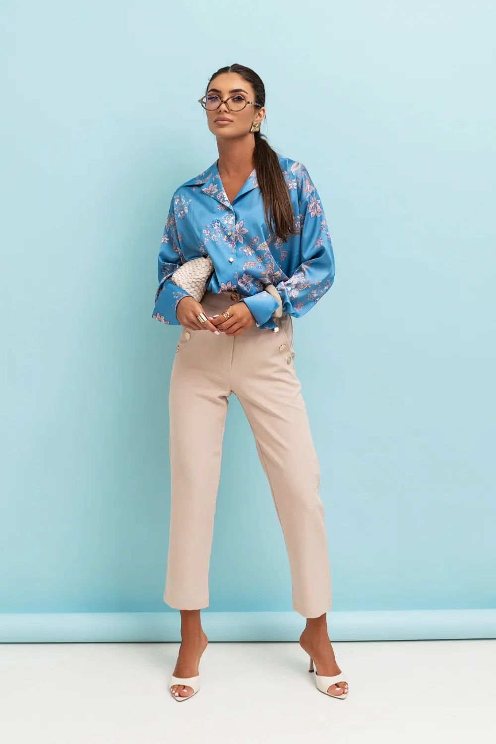 Pantalon femme beige – Image 2