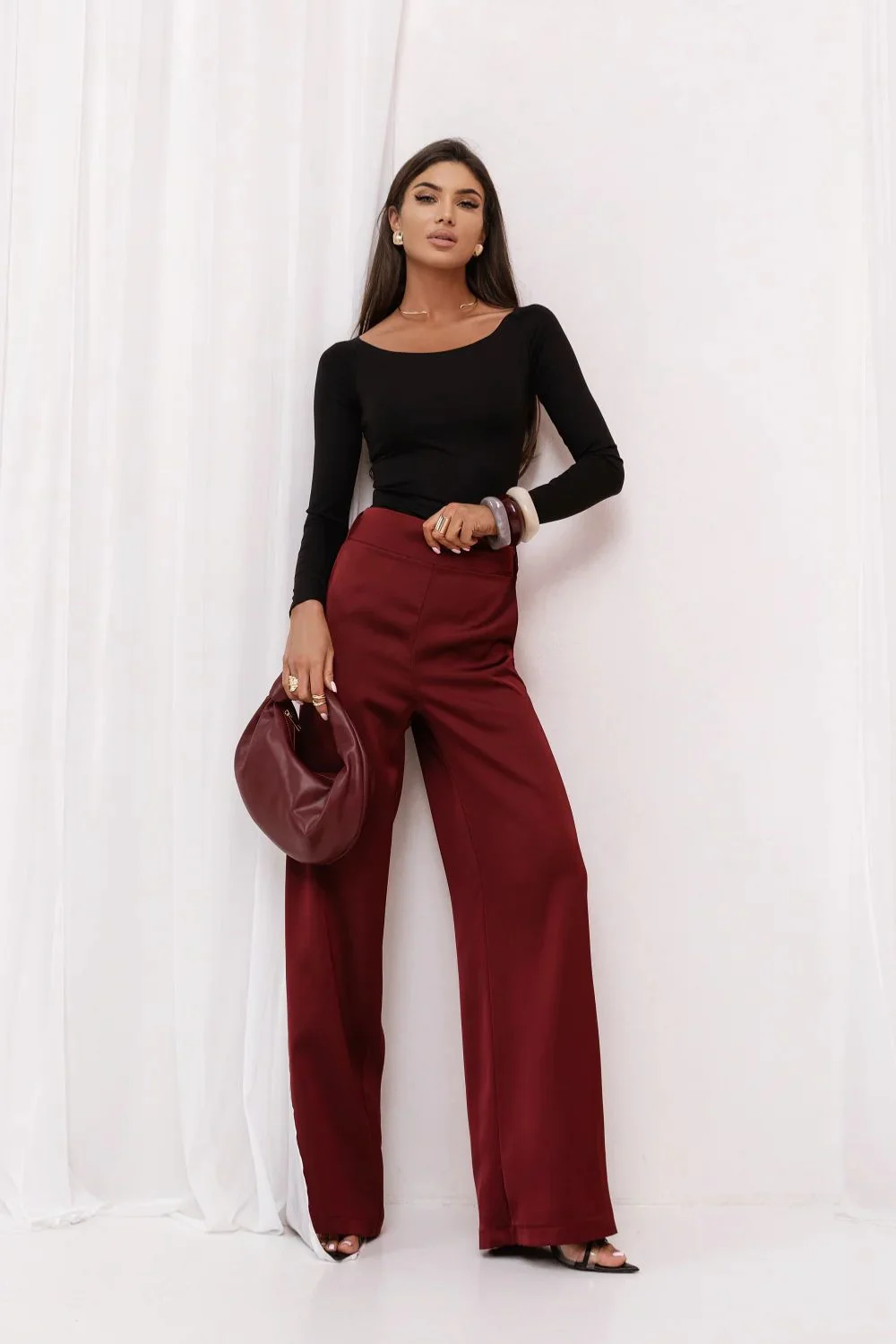 Pantalon femme rouge – Image 2