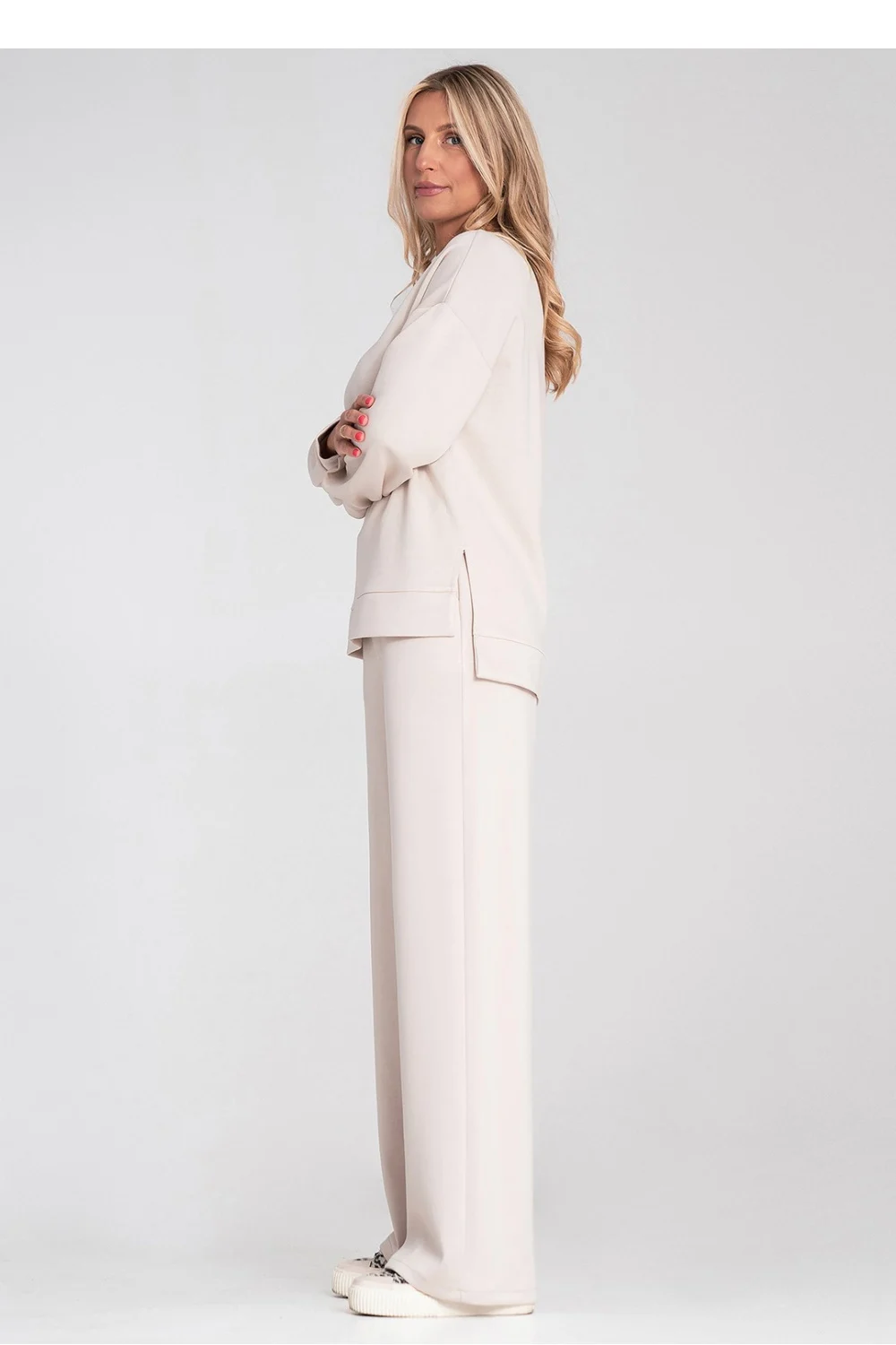 Sweatshirt beige – Image 2