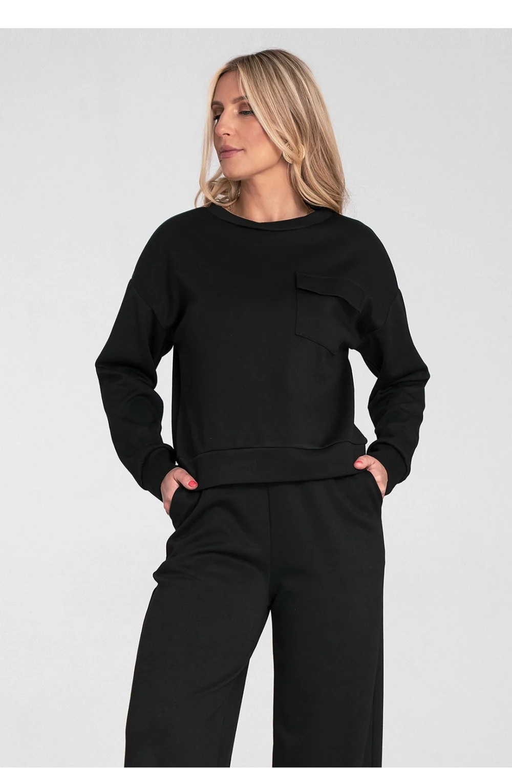 Sweatshirt noir – Image 4