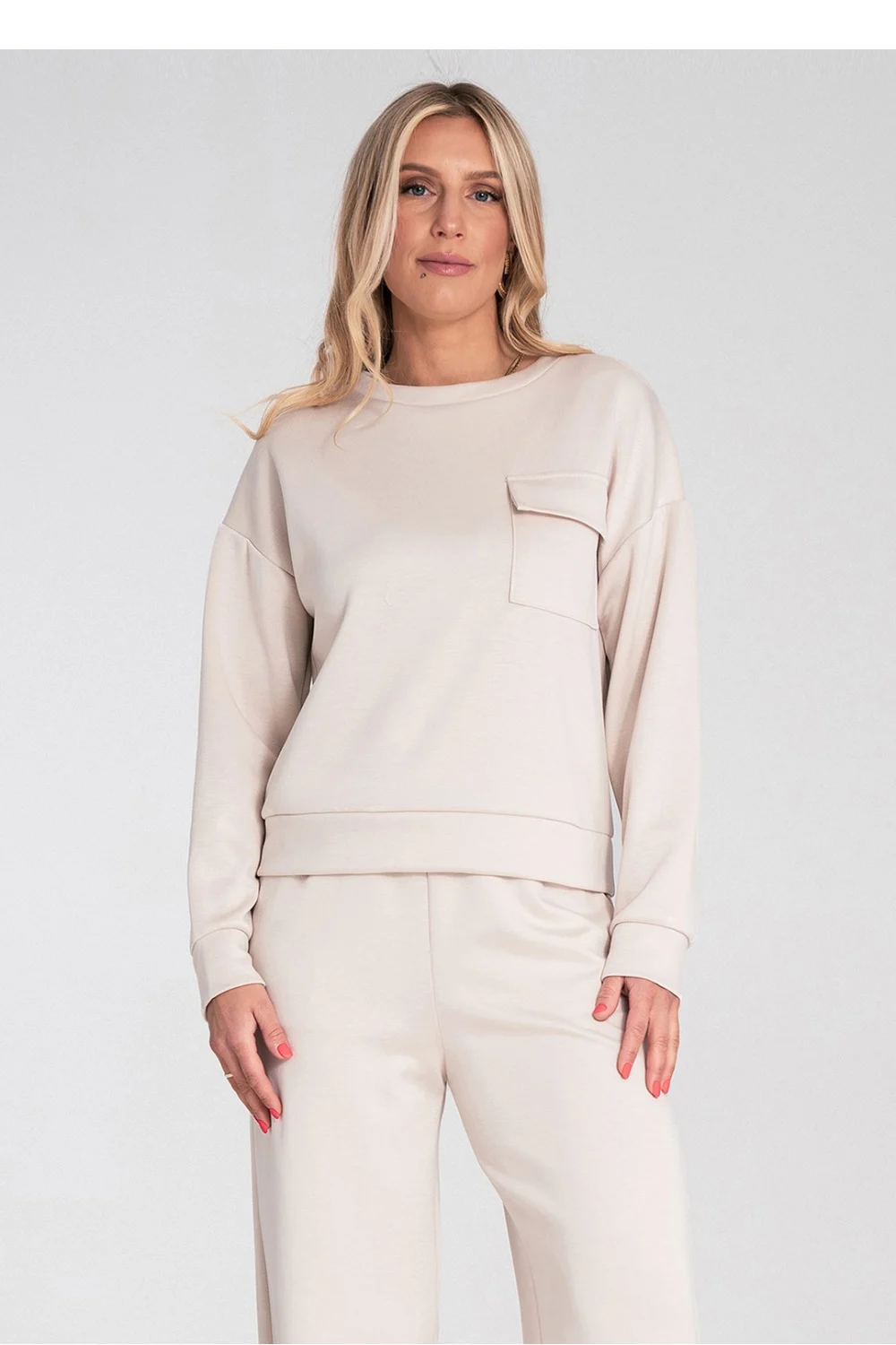 Sweatshirt beige – Image 4