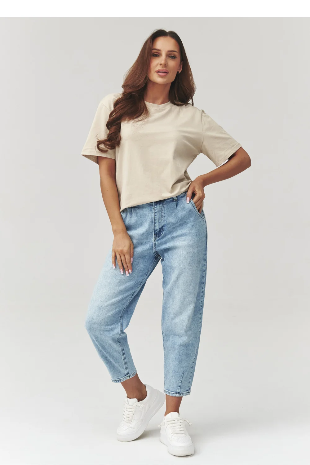 T-shirt beige – Image 2