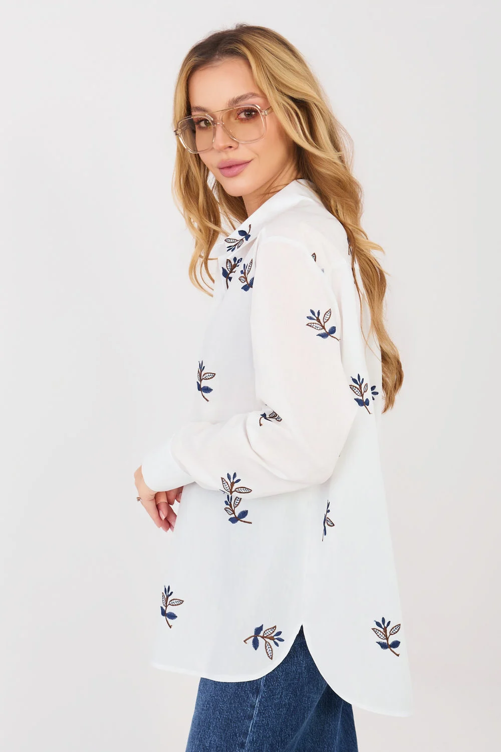 Chemise manche longue blanche – Image 2