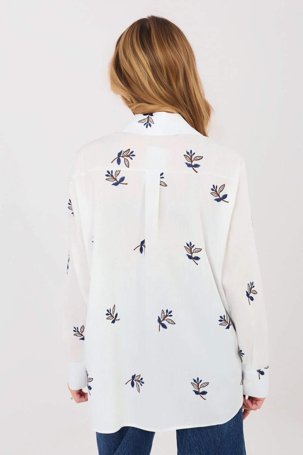 Chemise manche longue blanche – Image 3