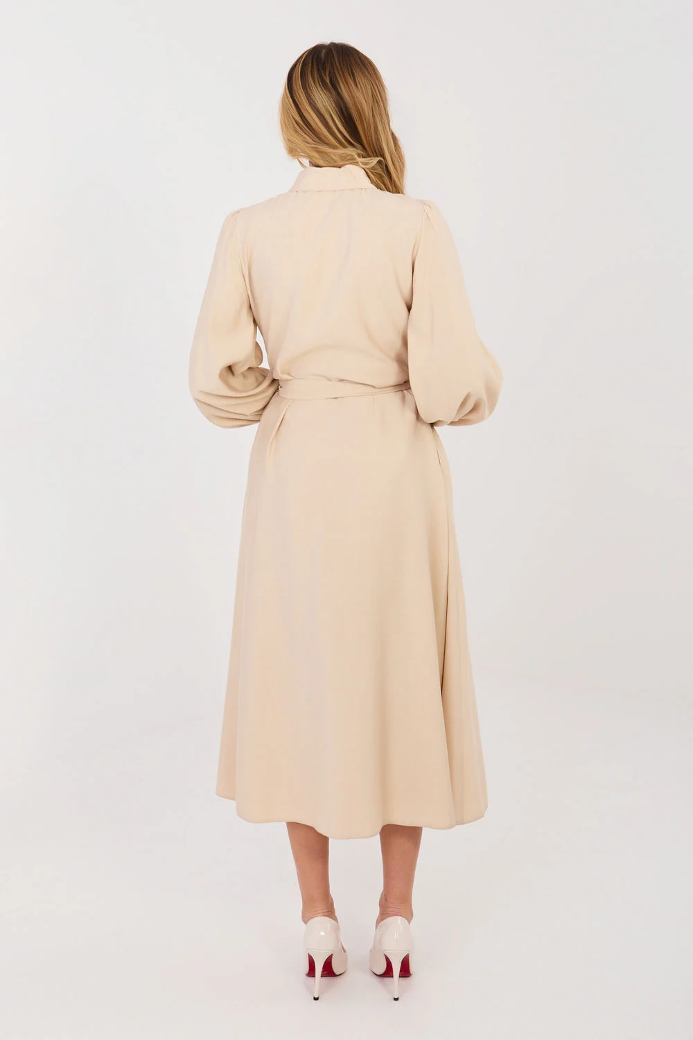 Robe de jour beige – Image 3