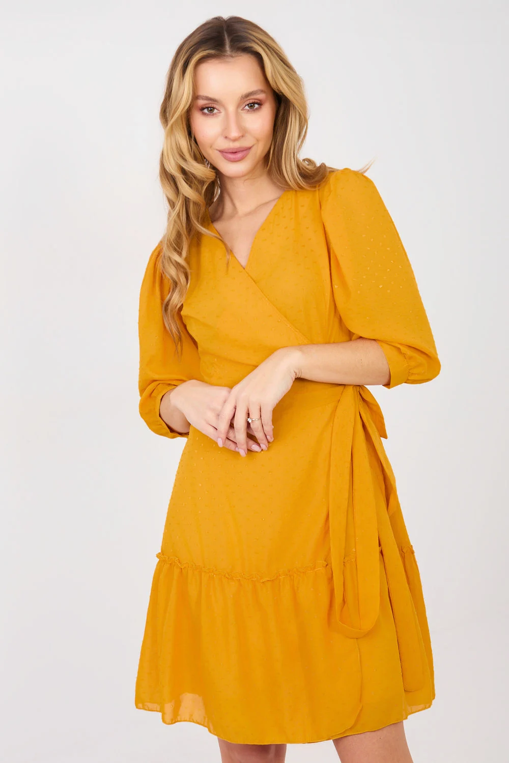 Robe de jour jaune