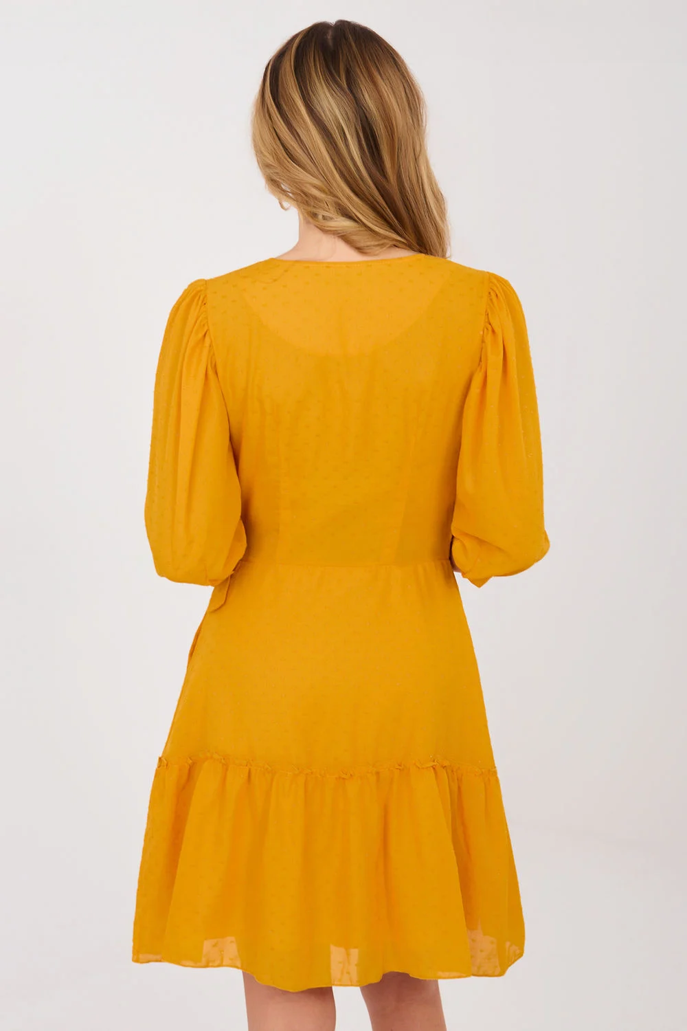 Robe de jour jaune – Image 3
