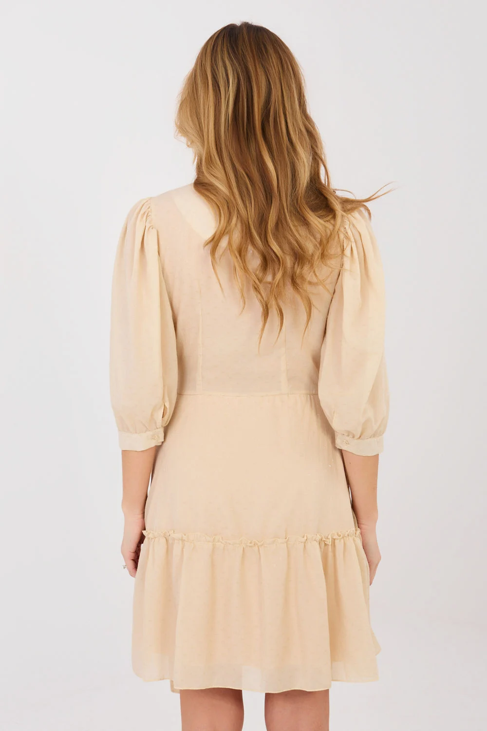 Robe de jour beige – Image 3