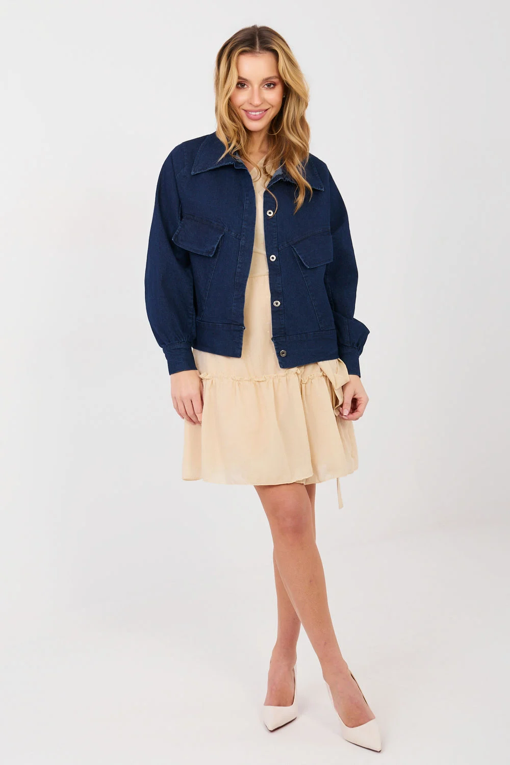 Robe de jour beige – Image 4