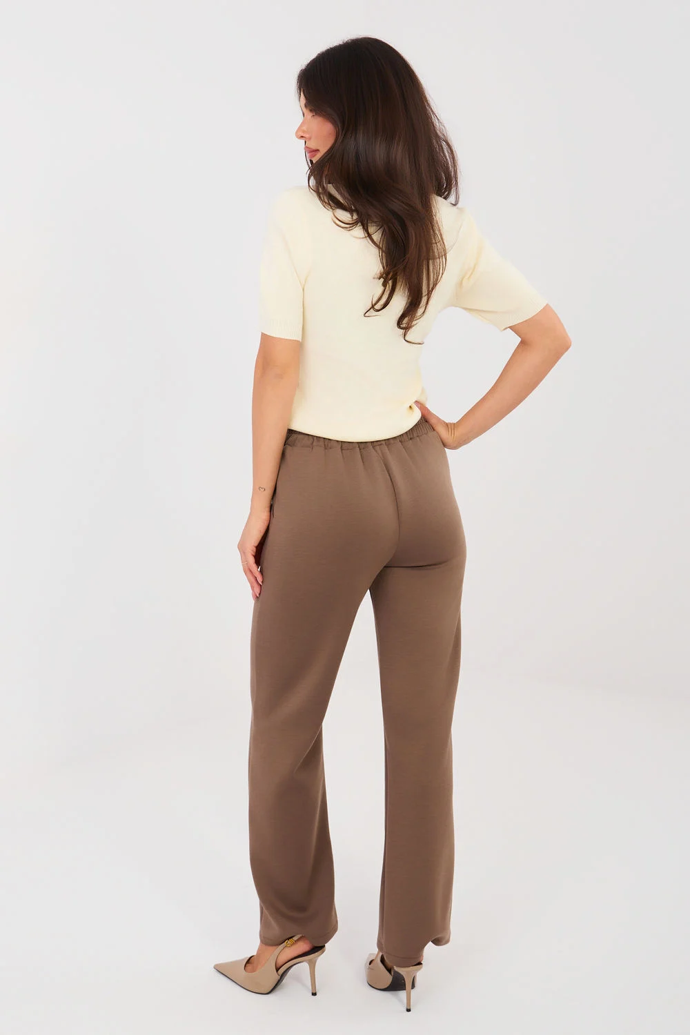 Pantalon femme beige – Image 3