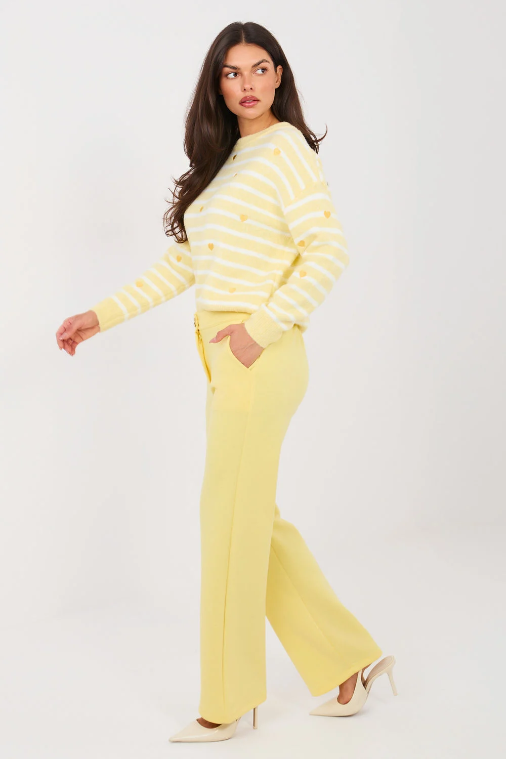 Pantalon femme jaune – Image 2