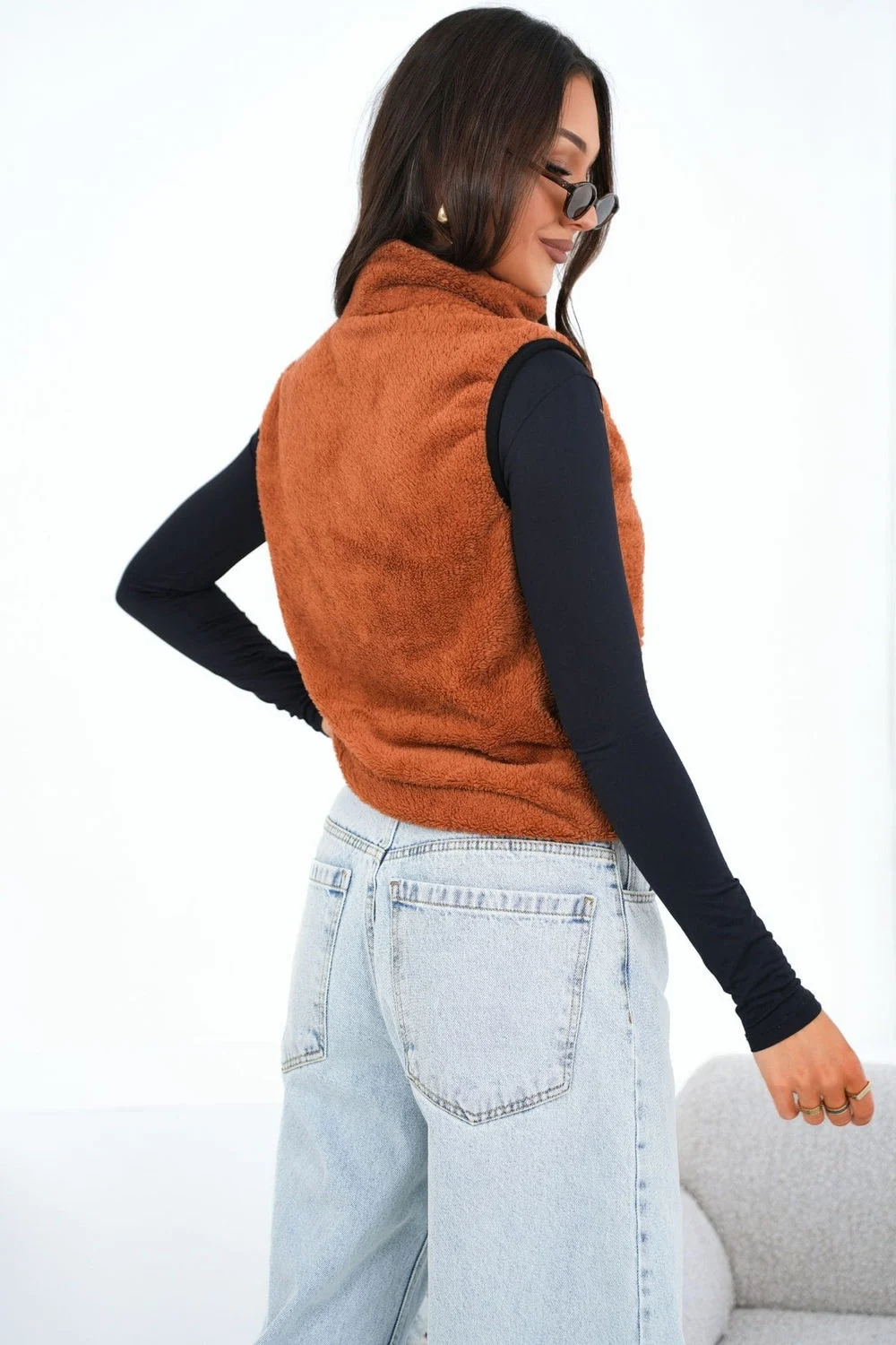 Gilet brun – Image 3