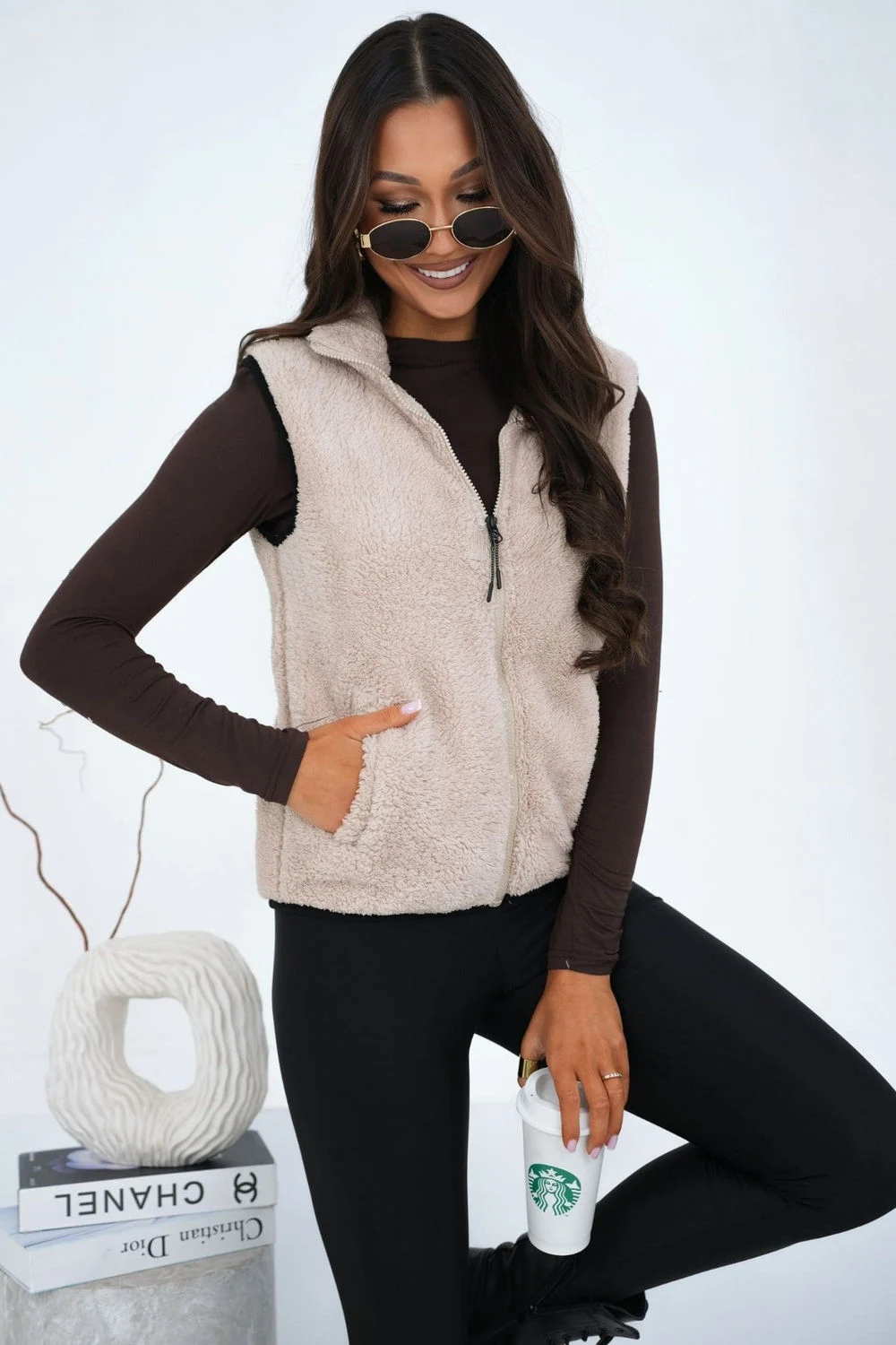Gilet beige