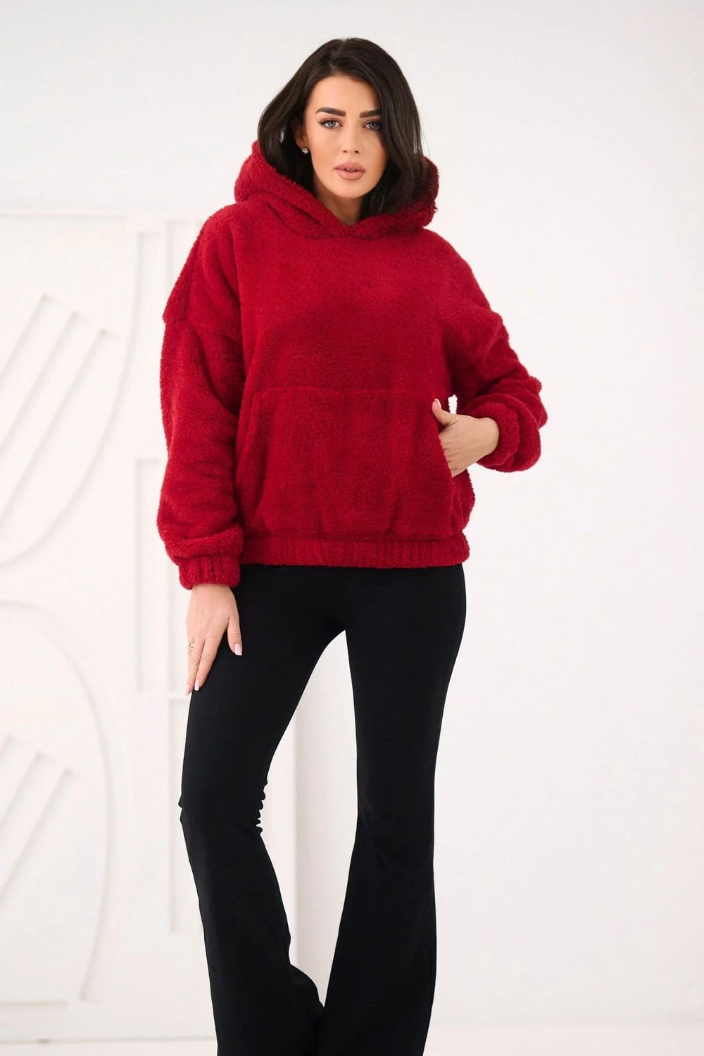 Sweatshirt rouge – Image 2