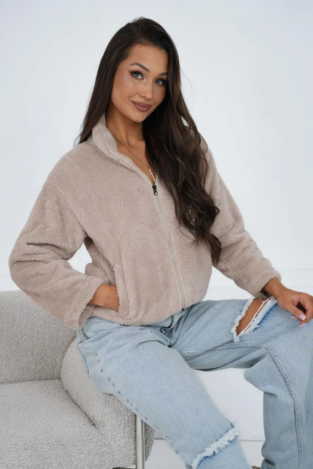 Sweatshirt beige