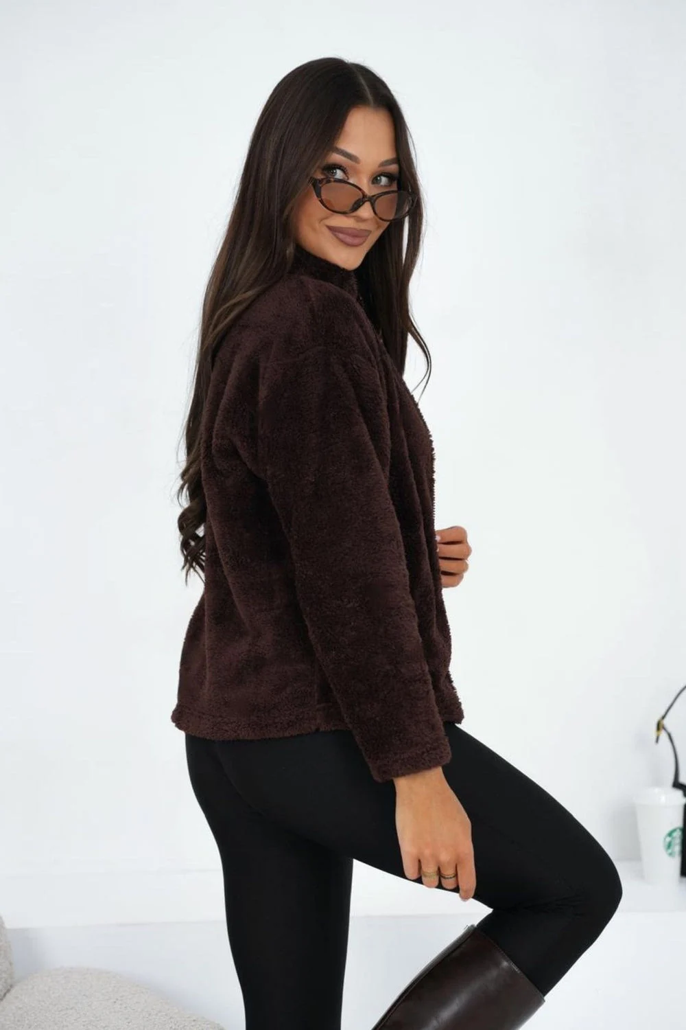 Sweatshirt brun – Image 3