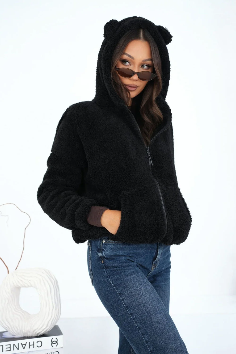 Sweatshirt noir – Image 4