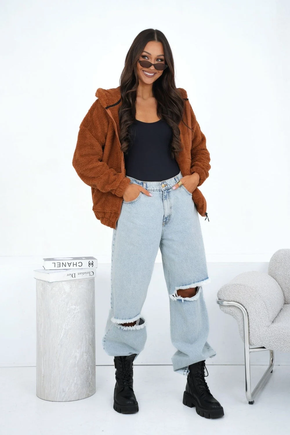 Sweatshirt brun – Image 3