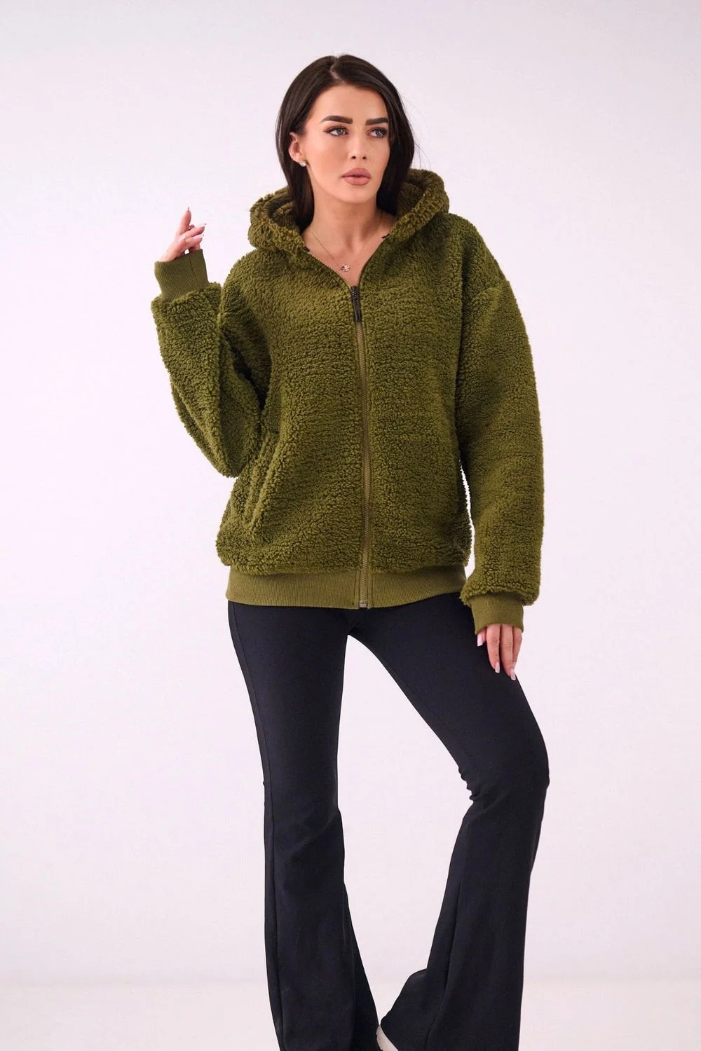 Sweatshirt vert – Image 2