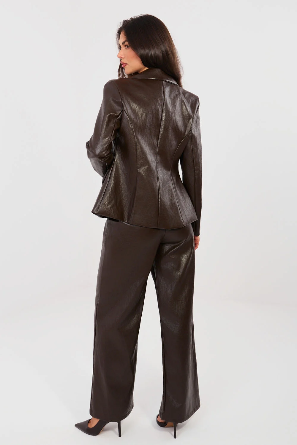 Pantalon femme brun – Image 3