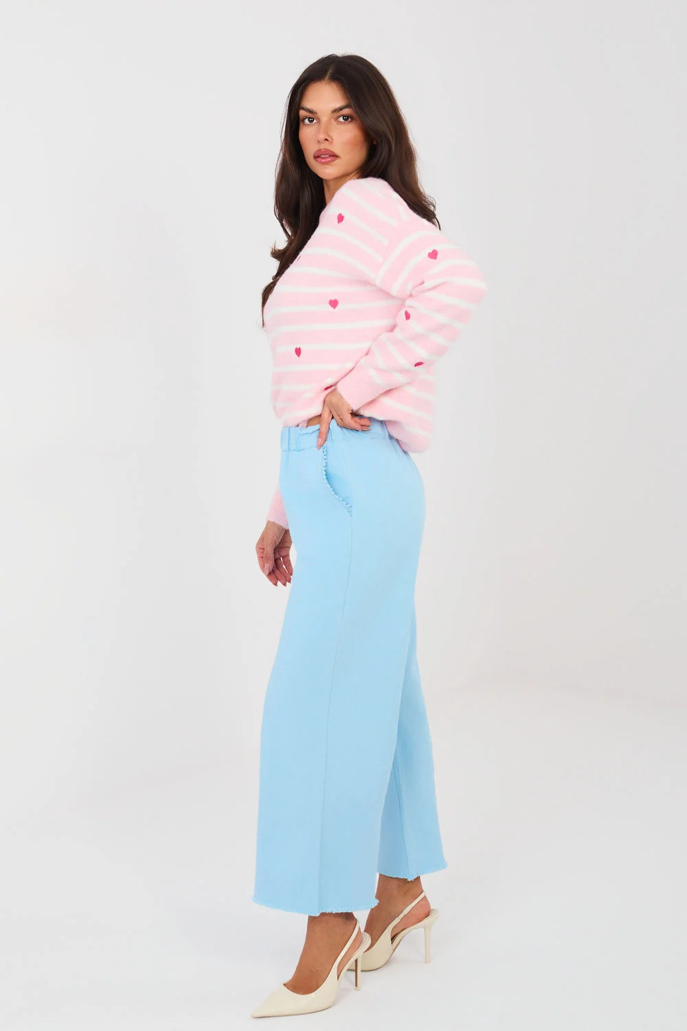 Pantalon femme bleu – Image 2