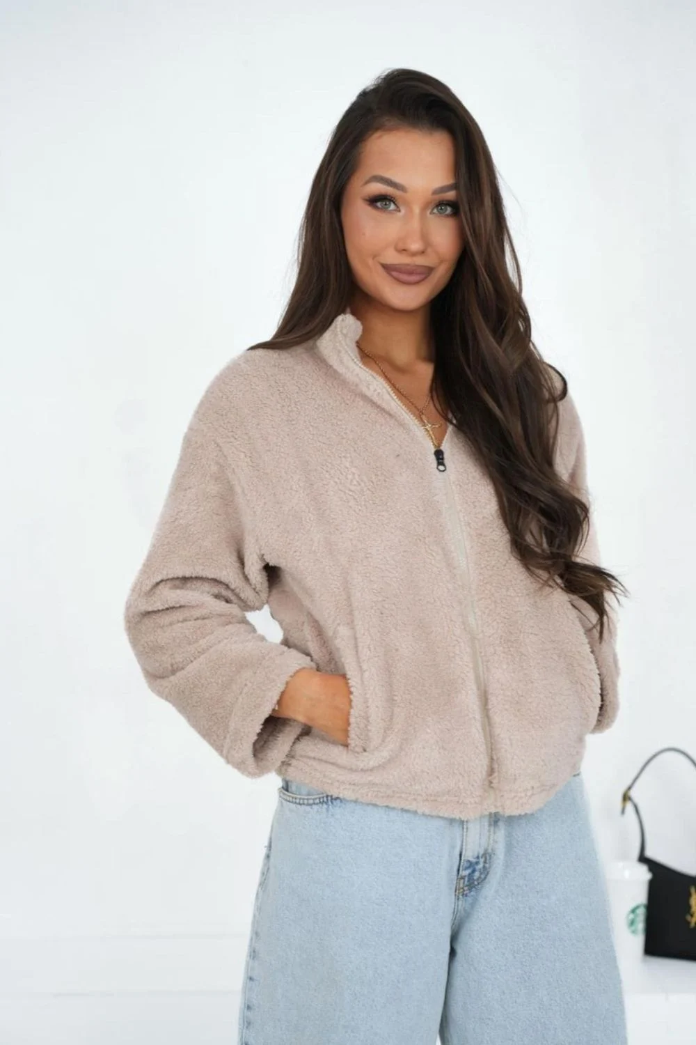 Sweatshirt beige – Image 2