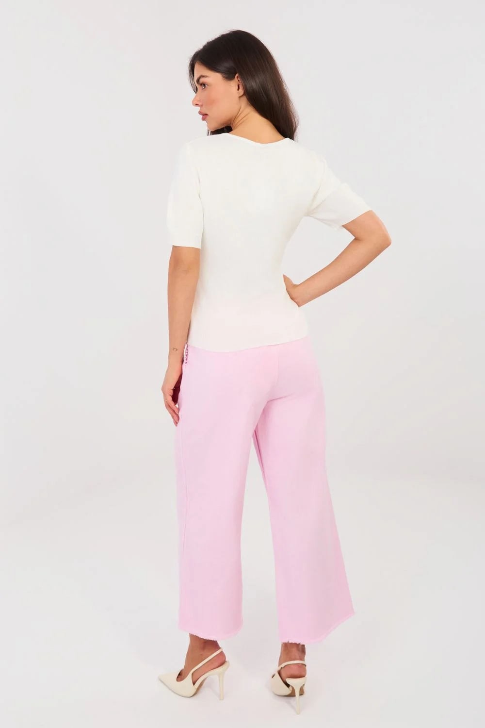 Pantalon femme rose – Image 3