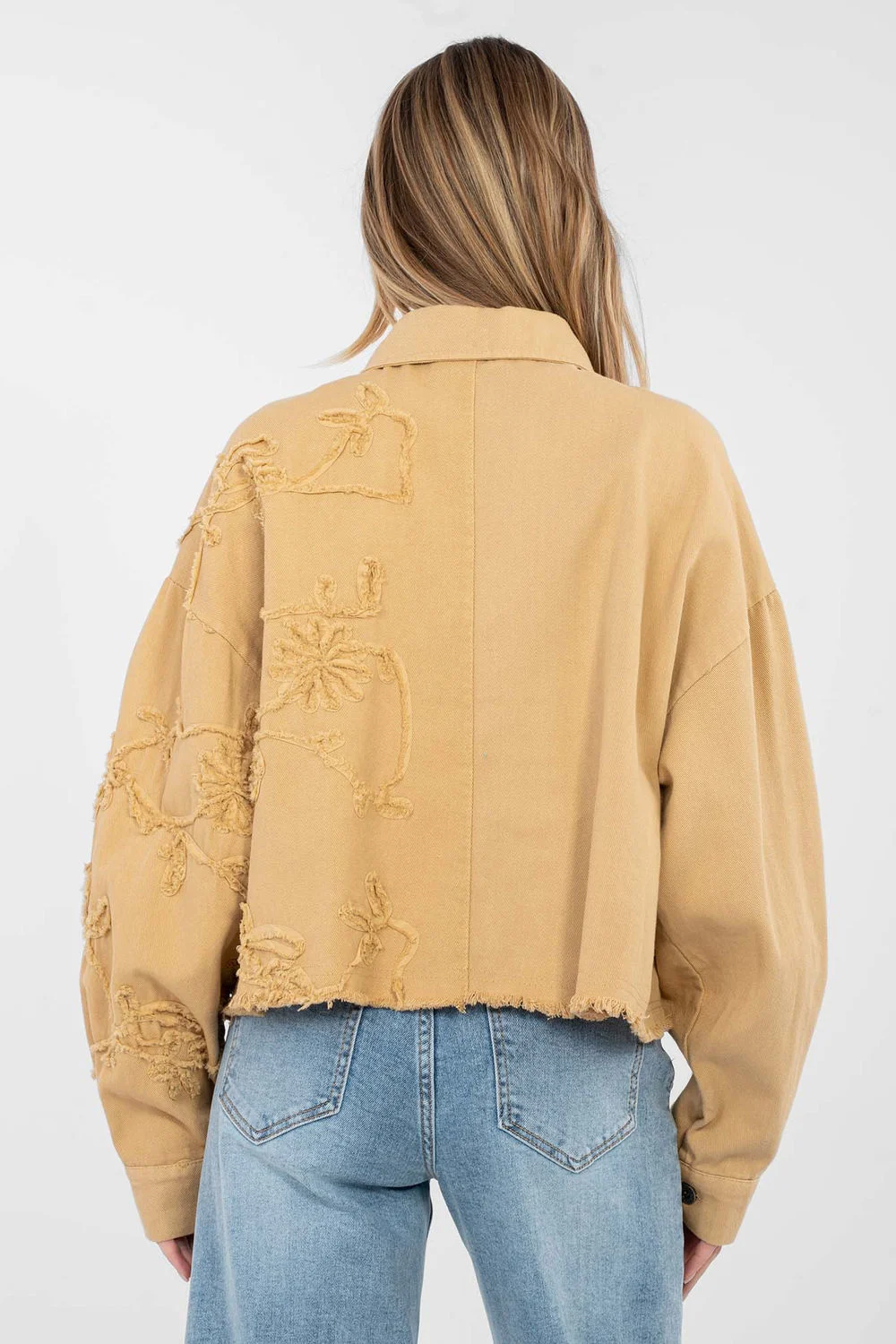 Veste en jean brun – Image 4